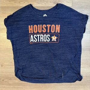 Fanatics Blue Houston Astros Short Sleeve Tee